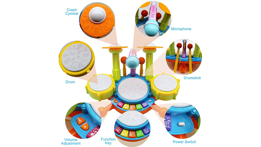 Toyard drum set for kids for sale best wholesale toy distributor